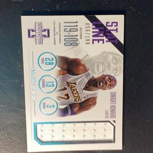 Dwight Howard lakers patch card